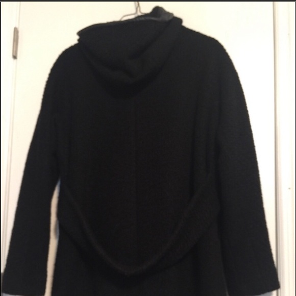 Vince Camuto wool coat with faux leather - Picture 2 of 5